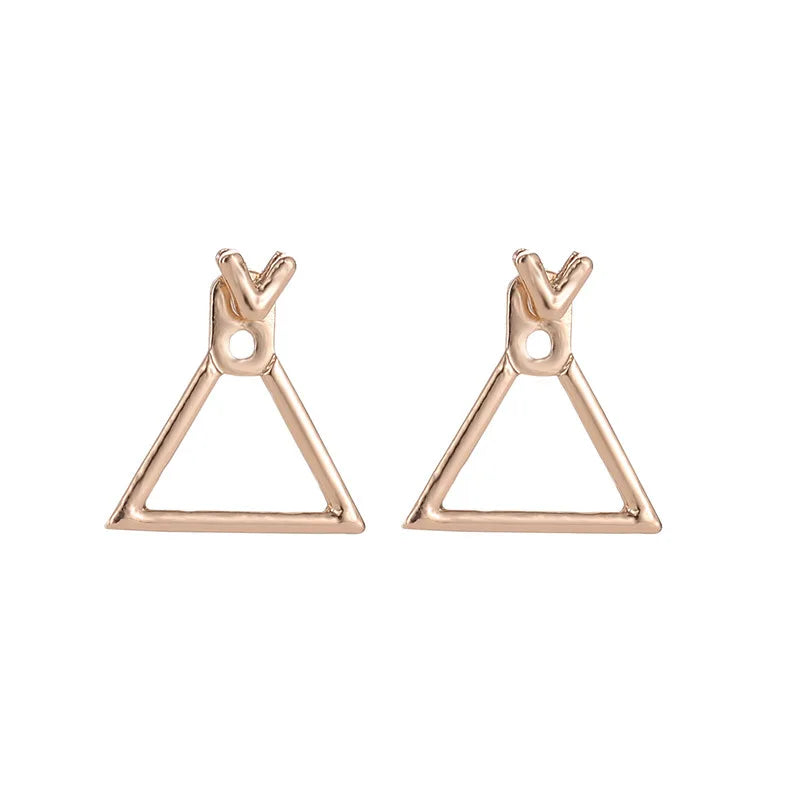 Trendy Square Stud Earrings